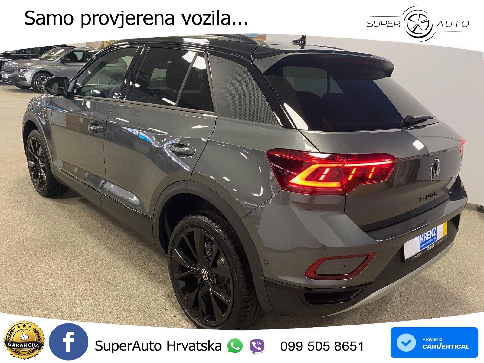 Volkswagen T-Roc 1.5 TSI (150 KS) DSG MATRIX+GR SJED+KAM