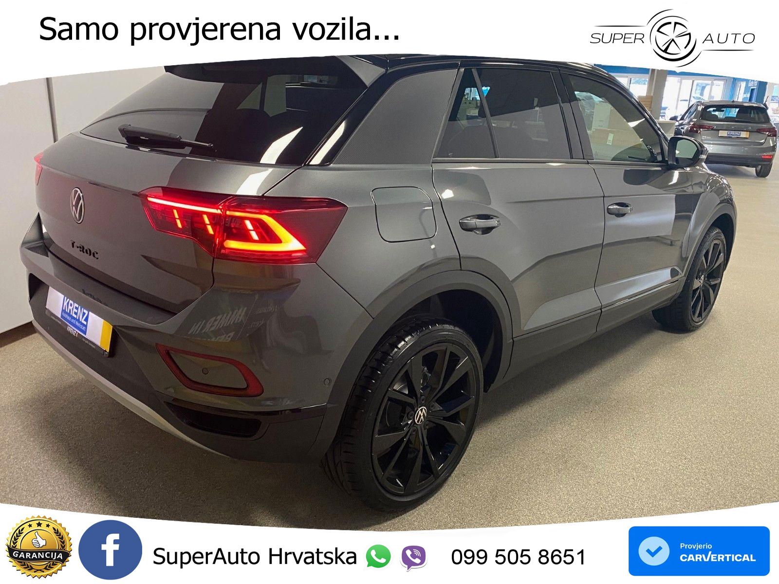 Volkswagen T-Roc 1.5 TSI (150 KS) DSG MATRIX+GR SJED+KAM