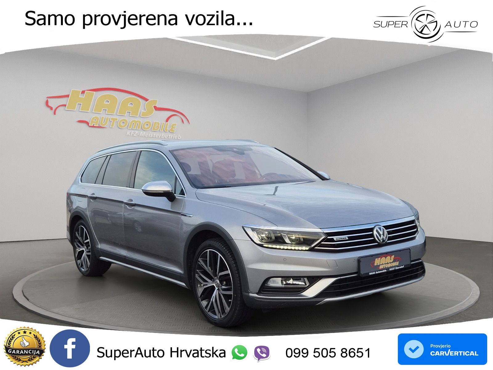 Volkswagen Passat Variant 2.0 TDI (190 KS) 4MOTION DSG LED+GR SJED+ACC
