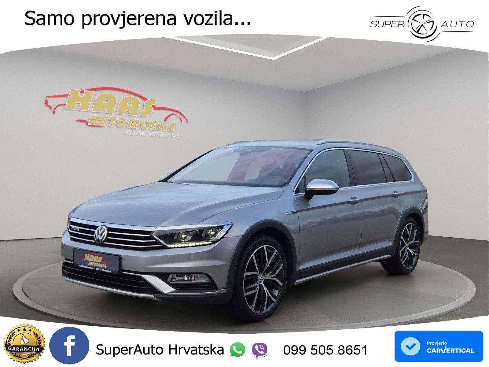 Volkswagen Passat Variant 2.0 TDI (190 KS) 4MOTION DSG LED+GR SJED+ACC