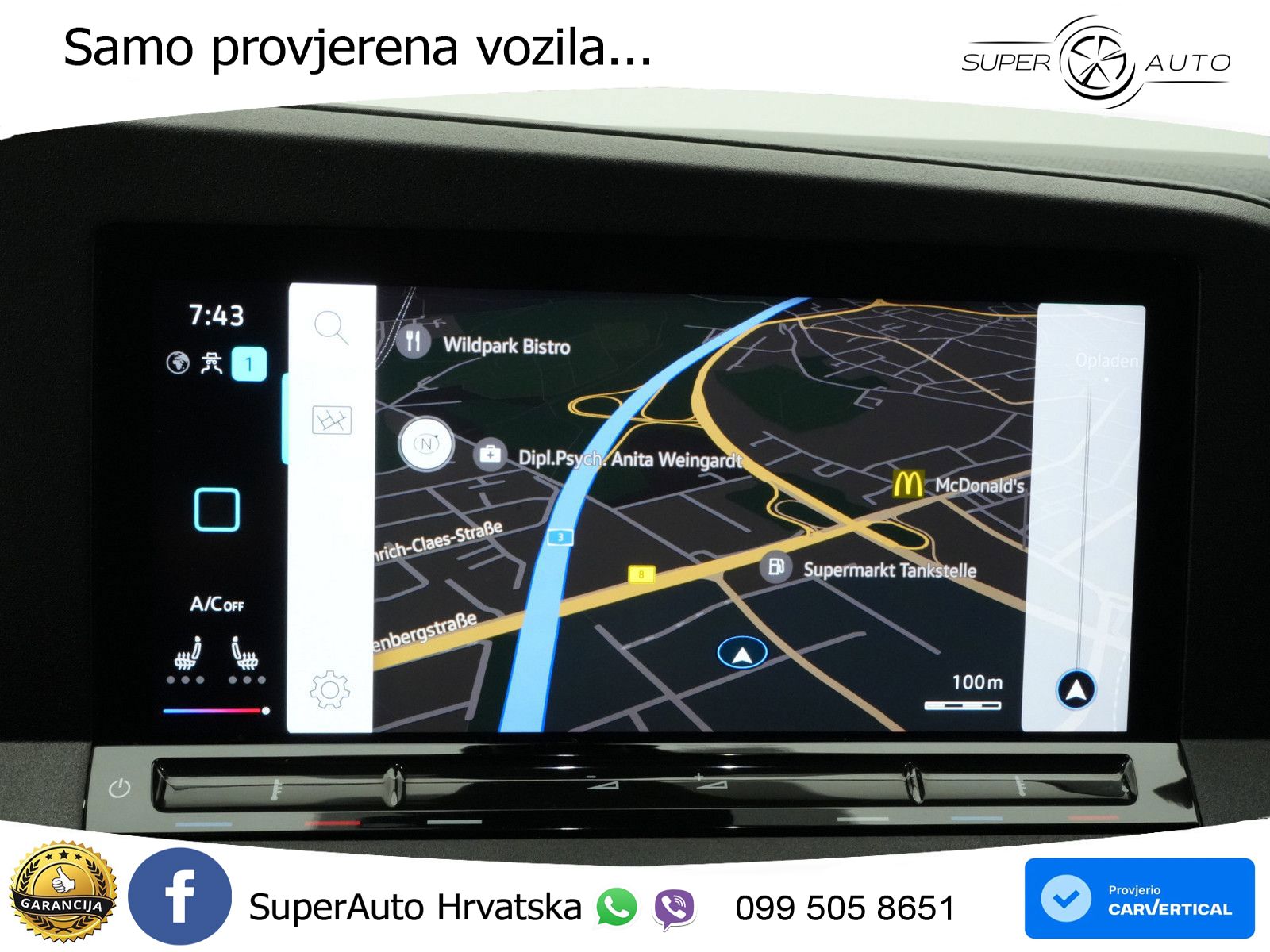Volkswagen Caddy Cargo Maxi DSG CARPLAY KAM PDC NAVI SHZ 122 KS