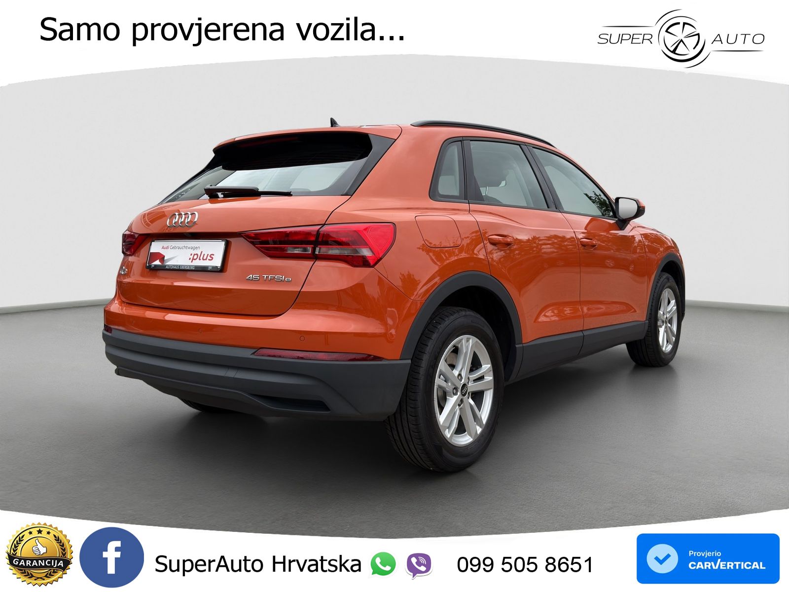 Audi Q3 45 TFSIe (245 KS) S tronic LED+GR SJED+ACC