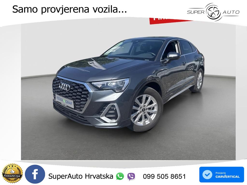 Audi Q3 II Sportback 35 TFSI (150 KS) S tronic S line LED+GR SJED+ACC