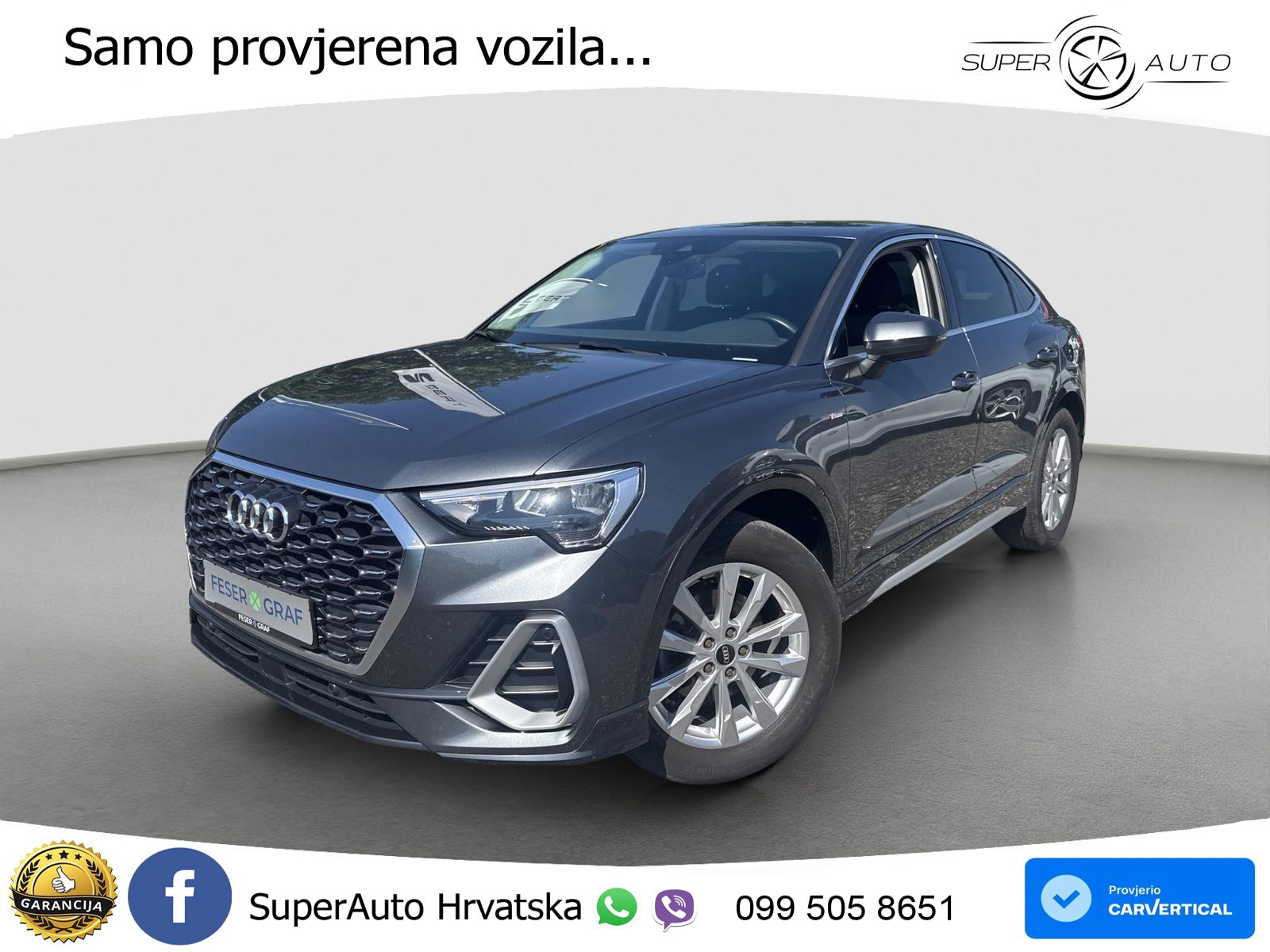 Audi Q3 II Sportback 35 TFSI (150 KS) S tronic S line LED+GR SJED+ACC
