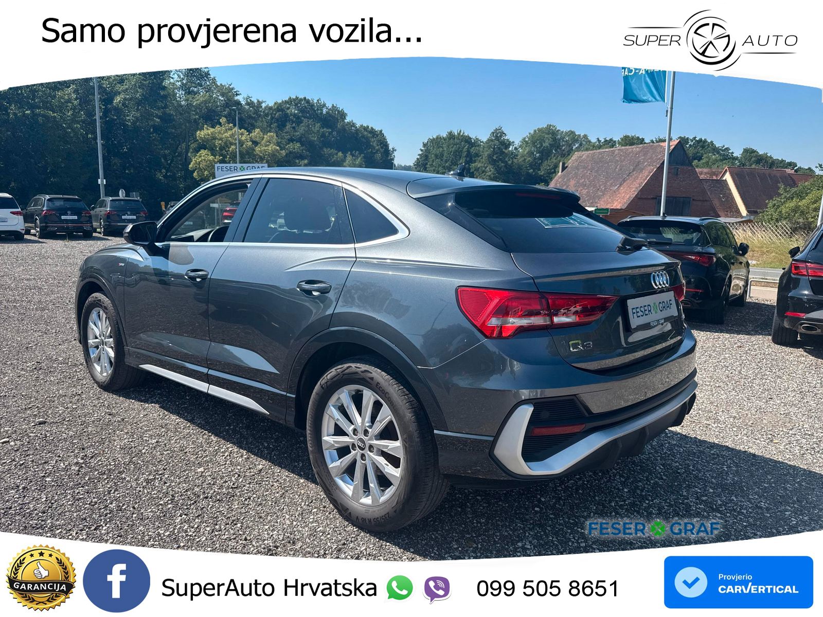 Audi Q3 II Sportback 35 TFSI (150 KS) S tronic S line LED+GR SJED+ACC