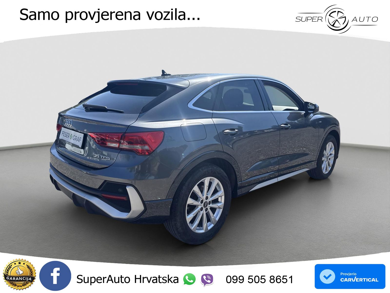 Audi Q3 II Sportback 35 TFSI (150 KS) S tronic S line LED+GR SJED+ACC