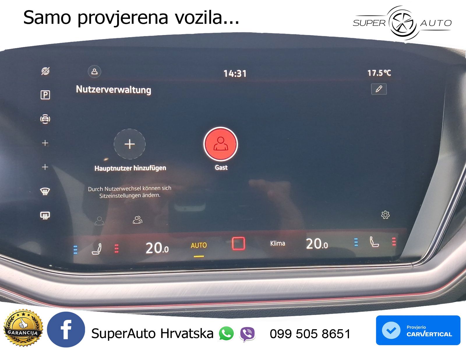 Volkswagen Touareg 3.0 V6 TDI (286 KS) 4MOTION Tiptronic ZRAČNI+ACC+4xGR SJED+KAM
