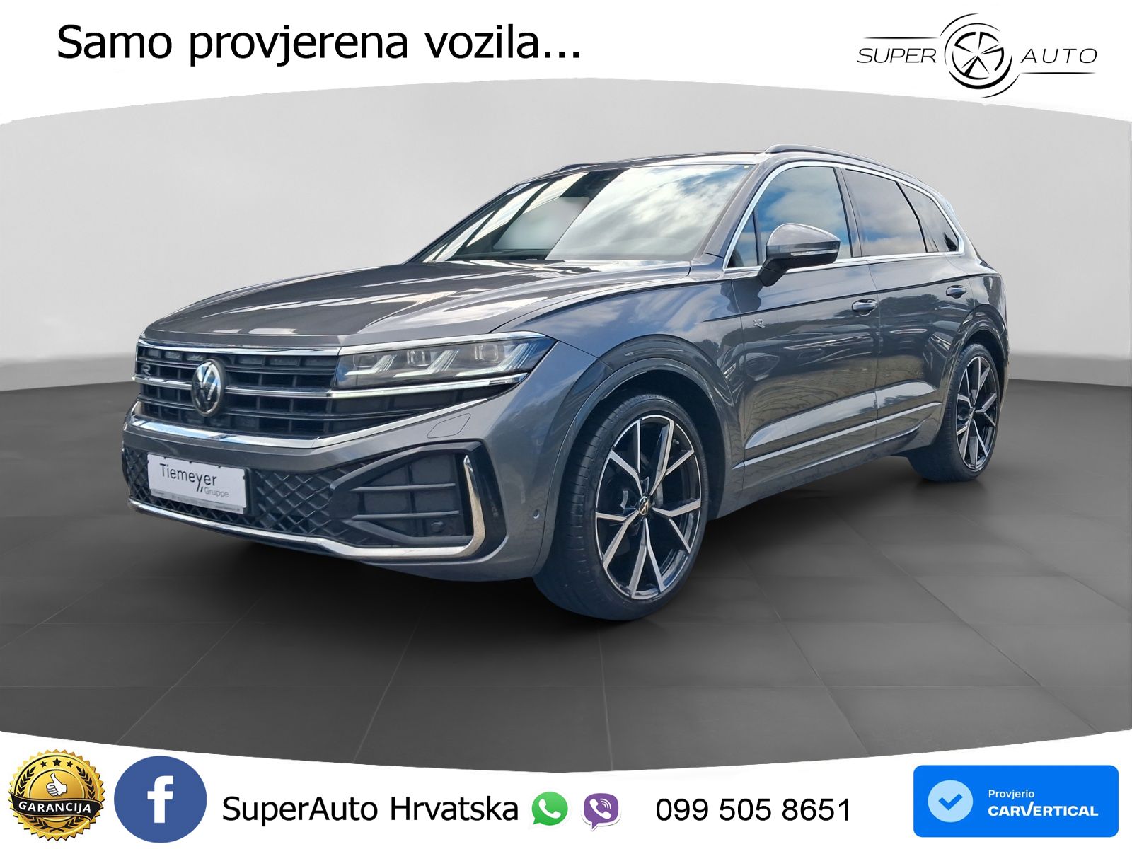 Volkswagen Touareg 3.0 V6 TDI (286 KS) 4MOTION Tiptronic ZRAČNI+ACC+4xGR SJED+KAM