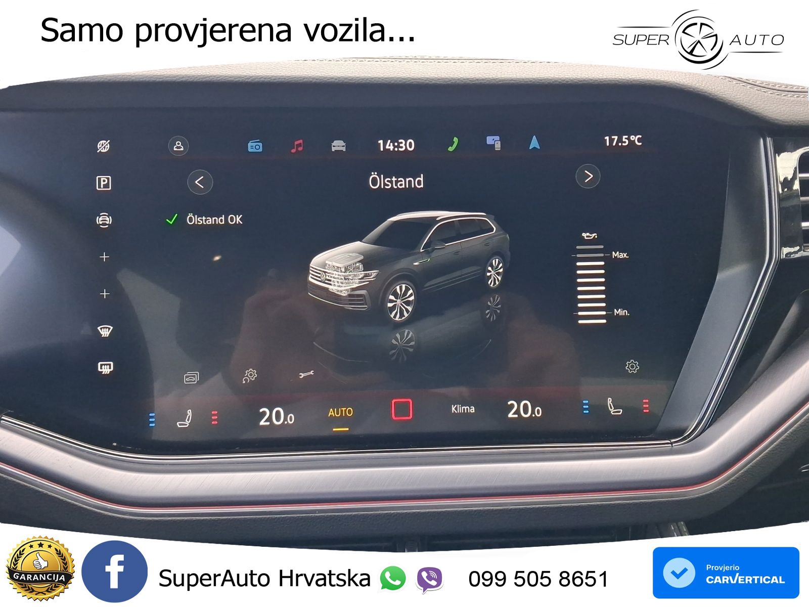 Volkswagen Touareg 3.0 V6 TDI (286 KS) 4MOTION Tiptronic ZRAČNI+ACC+4xGR SJED+KAM