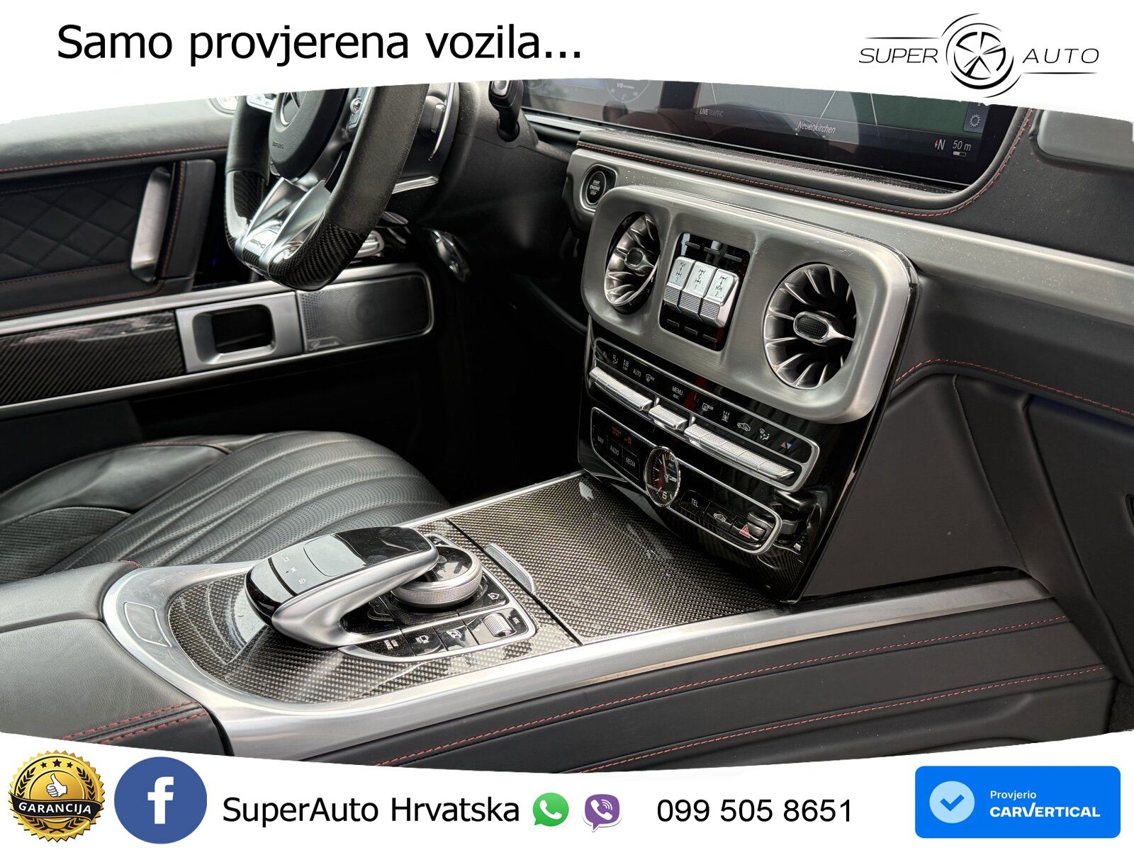 Mercedes AMG G 63 Long V8 (585 KS) 4MATIC 9G-TRONIC AMG SPEEDSHIFT PLUS LED+GR SJED+ACC