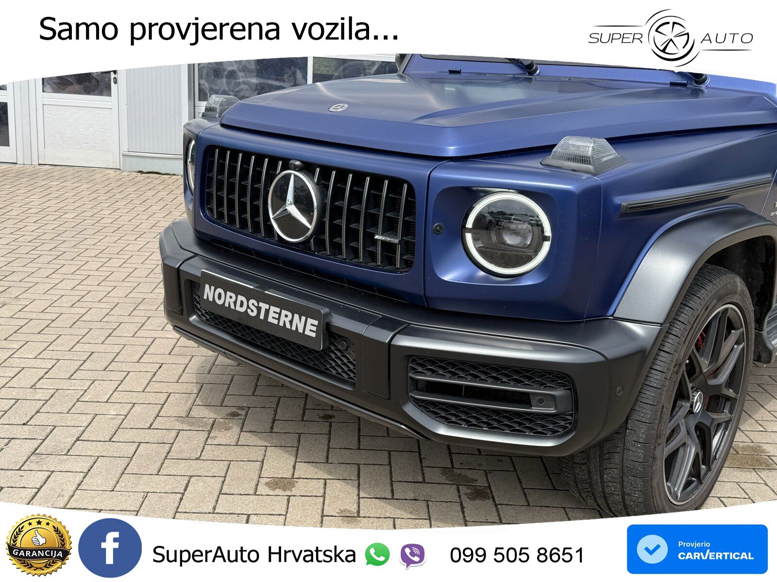 Mercedes AMG G 63 Long V8 (585 KS) 4MATIC 9G-TRONIC AMG SPEEDSHIFT PLUS LED+GR SJED+ACC
