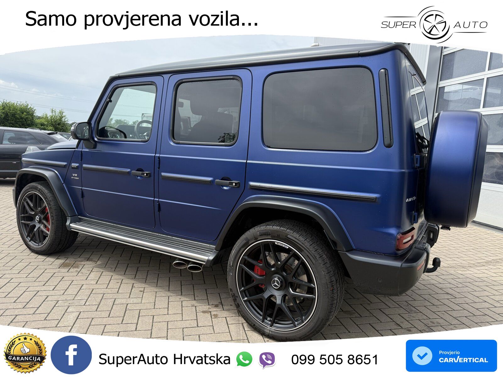 Mercedes AMG G 63 Long V8 (585 KS) 4MATIC 9G-TRONIC AMG SPEEDSHIFT PLUS LED+GR SJED+ACC