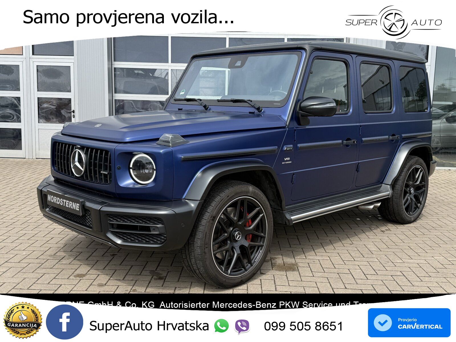 Mercedes AMG G 63 Long V8 (585 KS) 4MATIC 9G-TRONIC AMG SPEEDSHIFT PLUS LED+GR SJED+ACC
