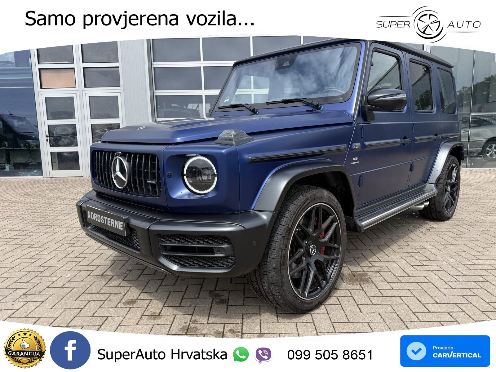 Mercedes AMG G 63 Long V8 (585 KS) 4MATIC 9G-TRONIC AMG SPEEDSHIFT PLUS LED+GR SJED+ACC