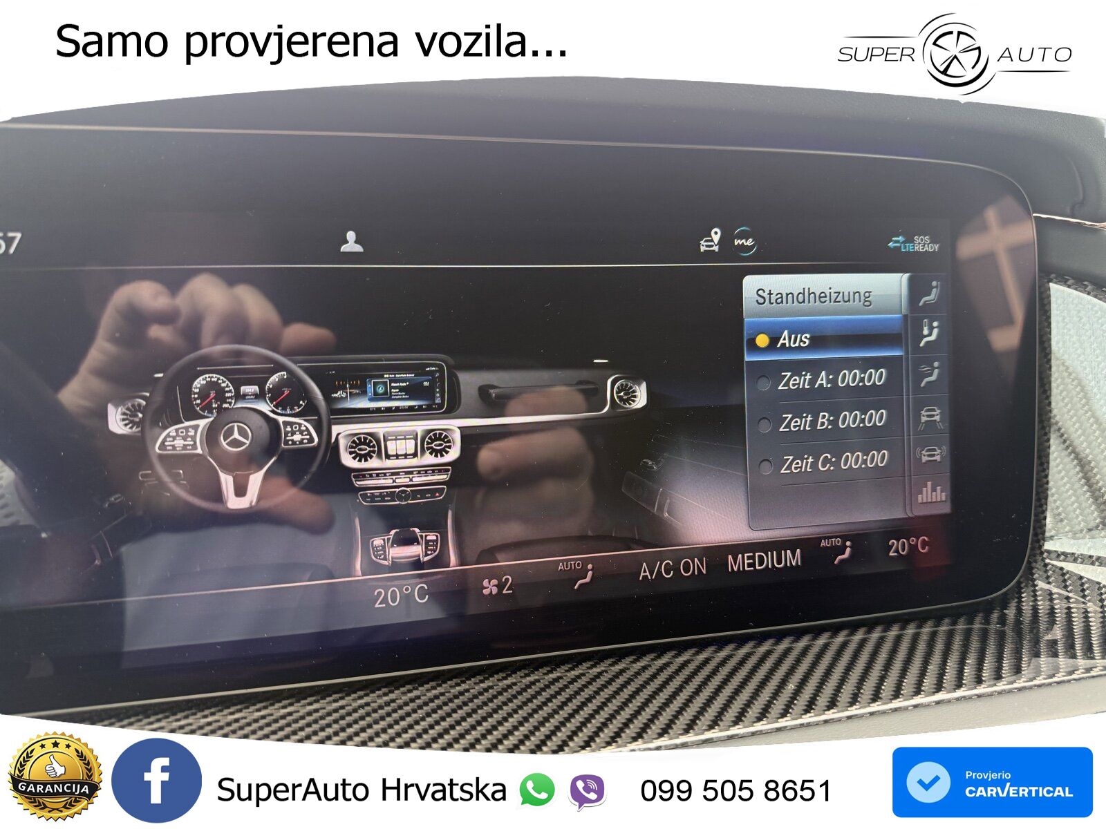 Mercedes AMG G 63 Long V8 (585 KS) 4MATIC 9G-TRONIC AMG SPEEDSHIFT PLUS LED+GR SJED+ACC