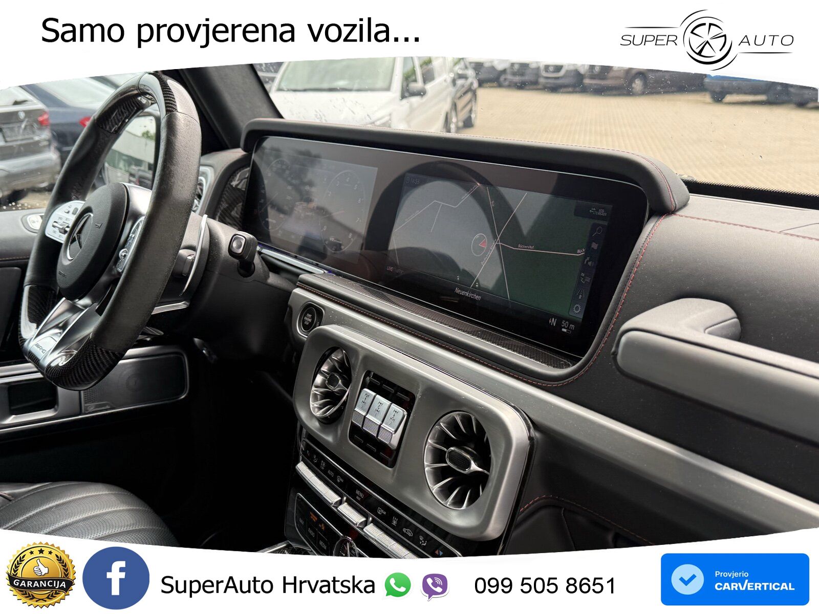 Mercedes AMG G 63 Long V8 (585 KS) 4MATIC 9G-TRONIC AMG SPEEDSHIFT PLUS LED+GR SJED+ACC