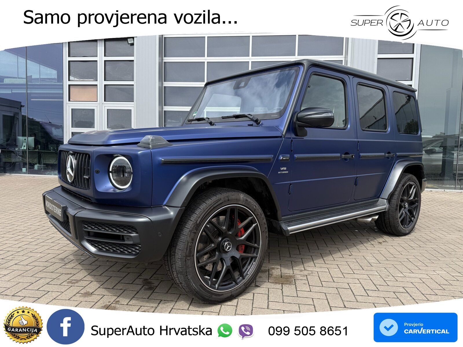 Mercedes AMG G 63 Long V8 (585 KS) 4MATIC 9G-TRONIC AMG SPEEDSHIFT PLUS LED+GR SJED+ACC