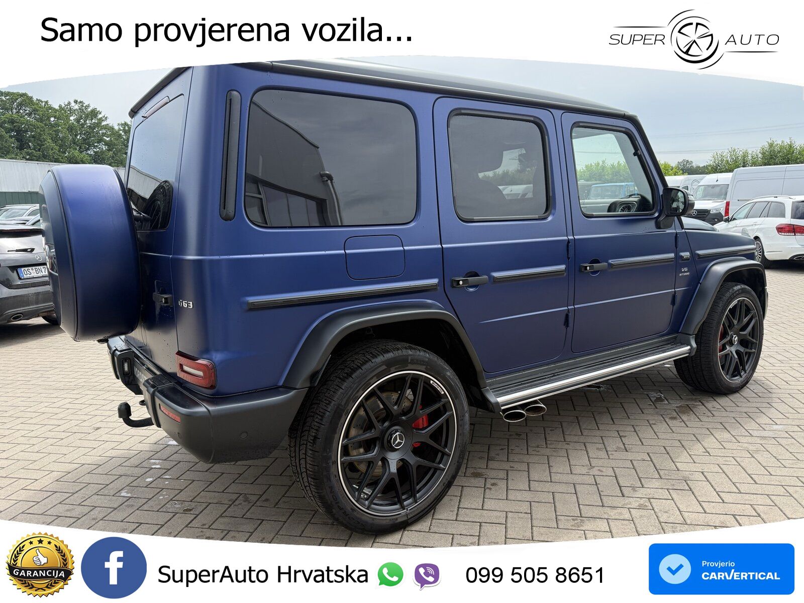 Mercedes AMG G 63 Long V8 (585 KS) 4MATIC 9G-TRONIC AMG SPEEDSHIFT PLUS LED+GR SJED+ACC