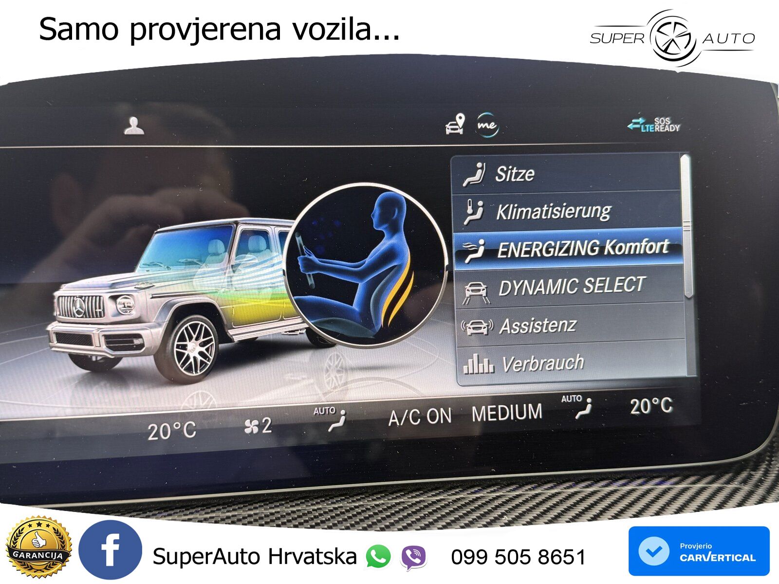 Mercedes AMG G 63 Long V8 (585 KS) 4MATIC 9G-TRONIC AMG SPEEDSHIFT PLUS LED+GR SJED+ACC
