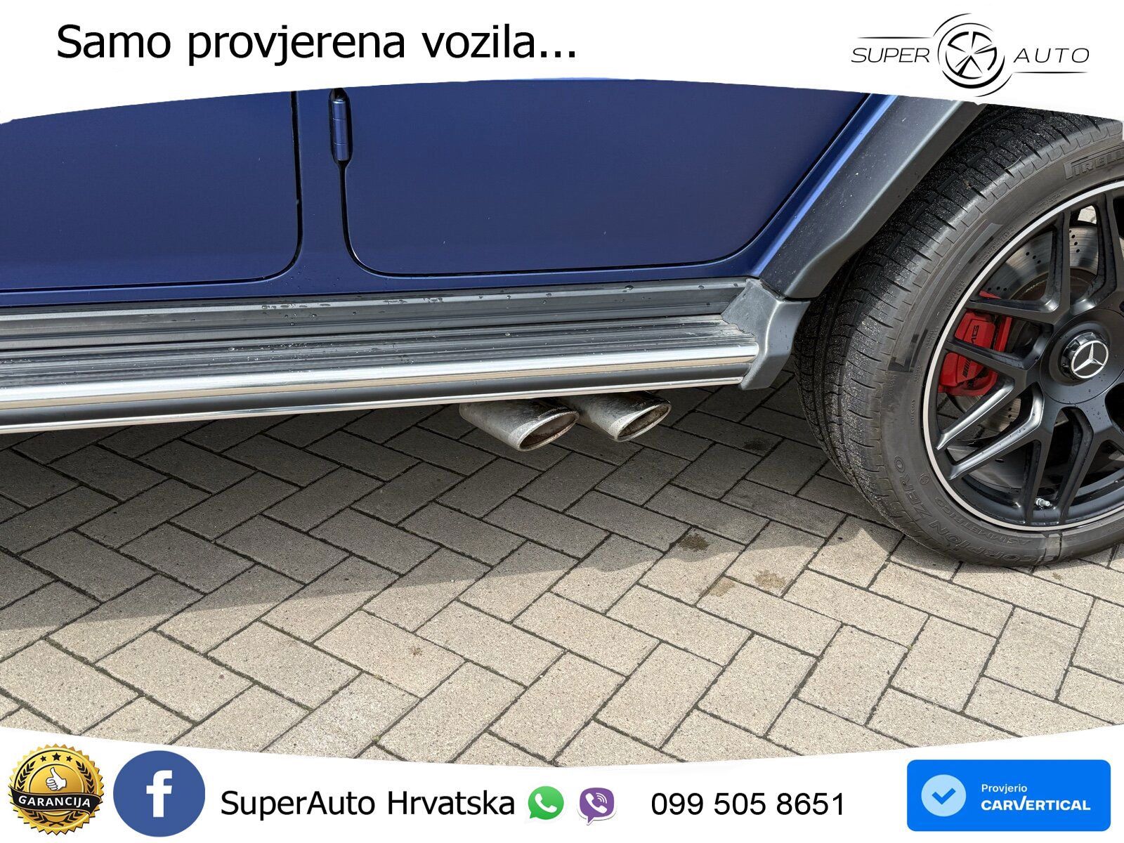 Mercedes AMG G 63 Long V8 (585 KS) 4MATIC 9G-TRONIC AMG SPEEDSHIFT PLUS LED+GR SJED+ACC
