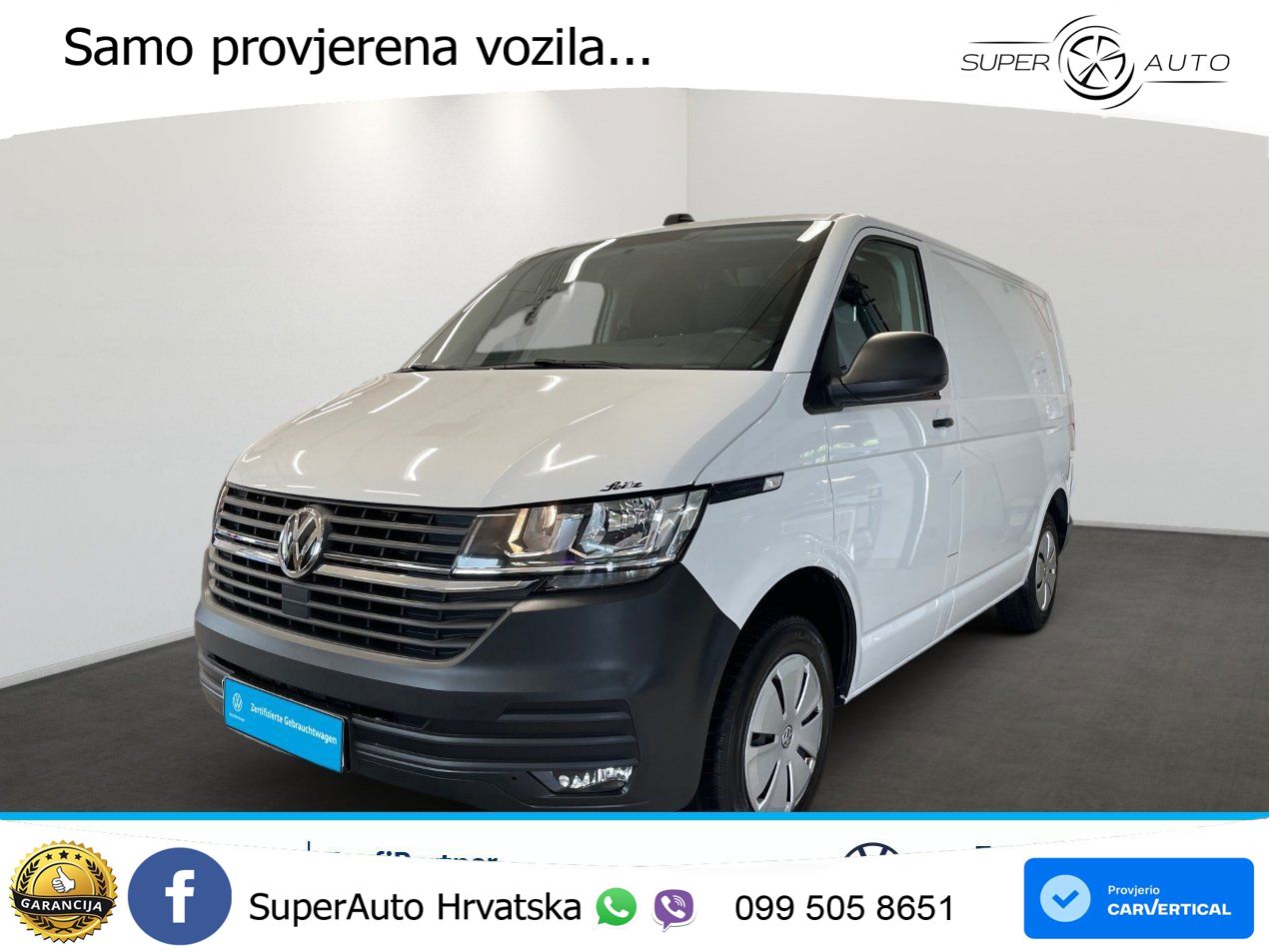 Volkswagen T6.1 Transporter Kasten 2.0 TDI KR *APPCON*KLIMA 110 KS