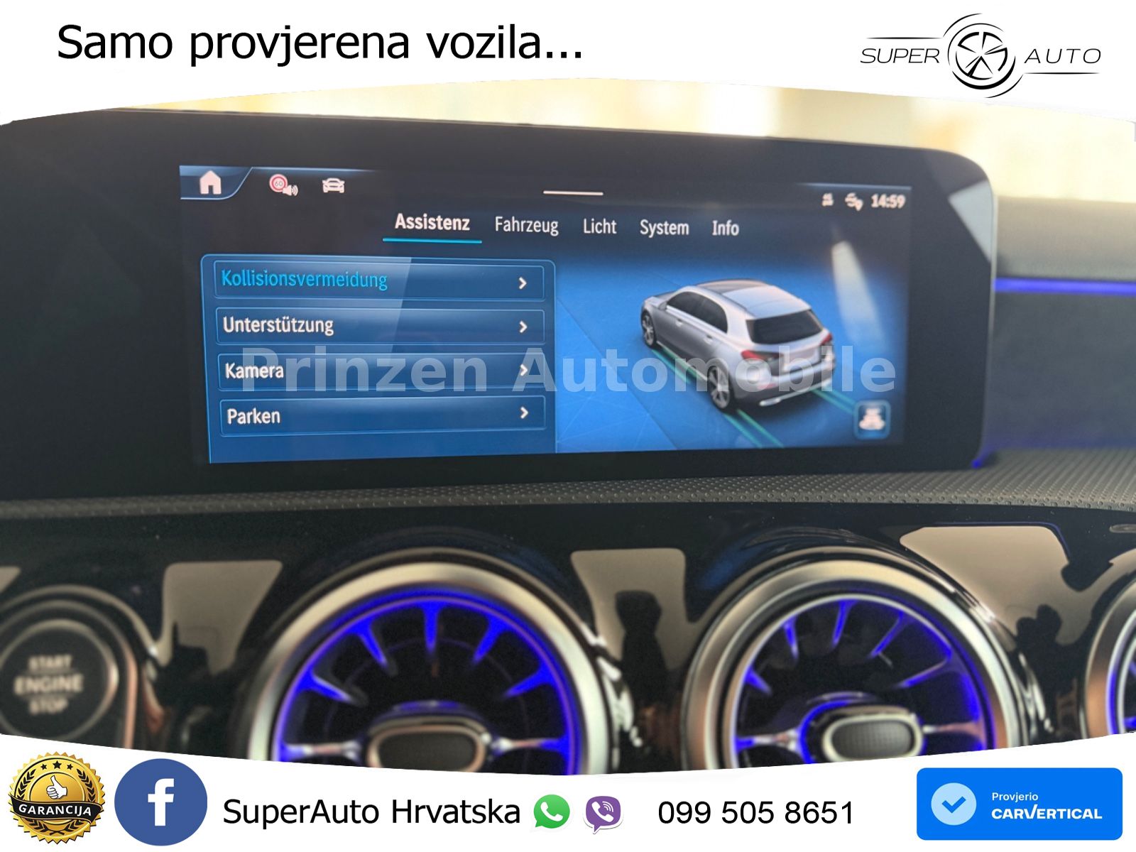 Mercedes-Benz A 200 7G-DCT AMG LED+GR SJED+ACC