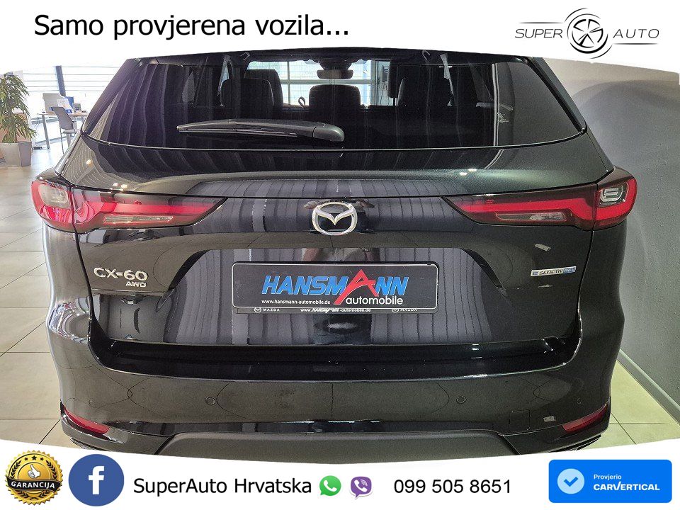 Mazda CX-60 2.5 e-Skyactiv (328 KS) AWD Automatic MATRIX+GR SJED+KAM