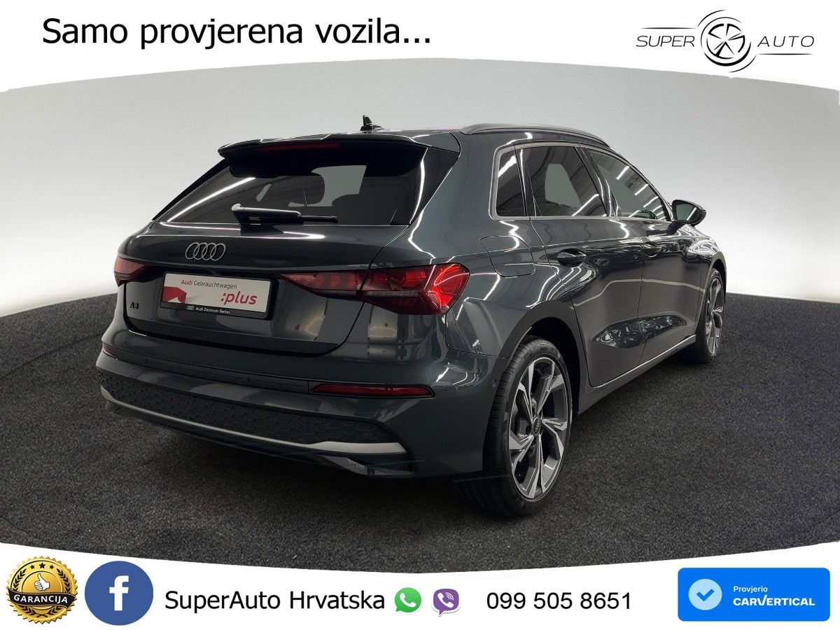 Audi A3 Sportback 40 TFSI e (204 KS) Plug-in Hybrid S tronic advanced LED+GR SJED+ACC