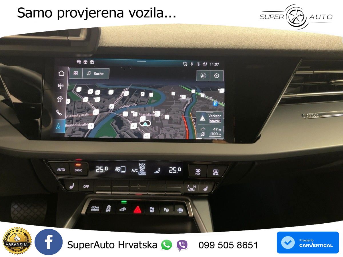 Audi A3 Sportback 40 TFSI e (204 KS) Plug-in Hybrid S tronic advanced LED+GR SJED+ACC