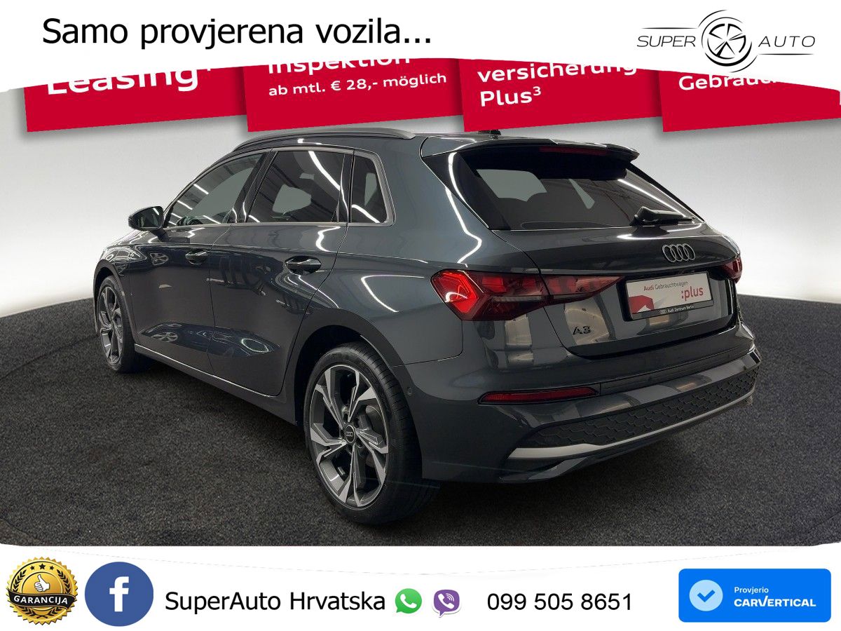 Audi A3 Sportback 40 TFSI e (204 KS) Plug-in Hybrid S tronic advanced LED+GR SJED+ACC