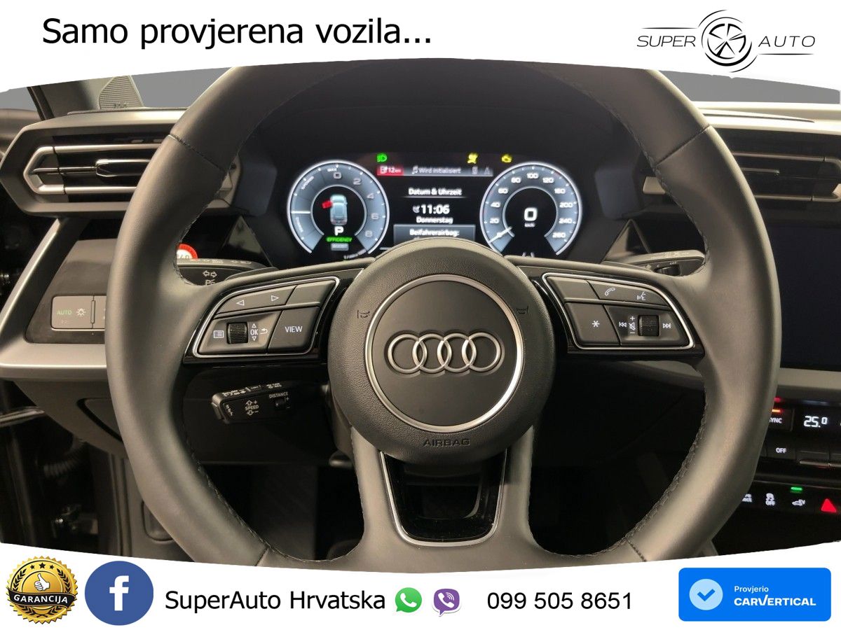 Audi A3 Sportback 40 TFSI e (204 KS) Plug-in Hybrid S tronic advanced LED+GR SJED+ACC