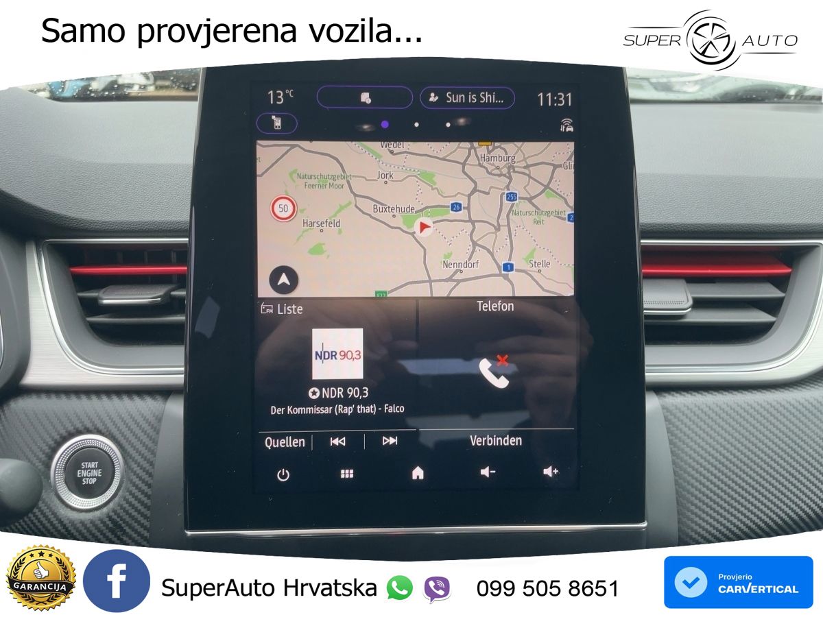 Renault Captur 1.3 TCe (140 KS) EDC R.S. Line LED+GR SJED+ACC