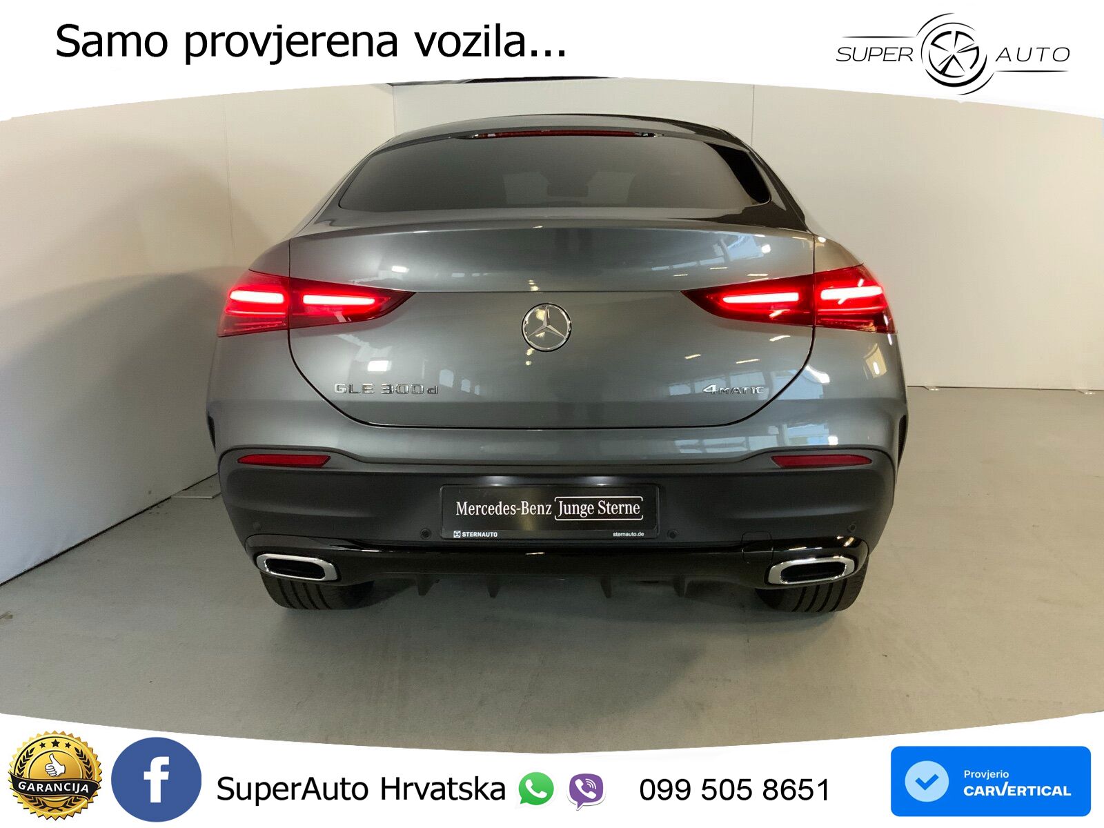 Mercedes GLE Coupe 300d (269 KS) EQ Boost 4MATIC 9G-TRONIC AMG ACC+HEAD+GR SJED+360+PANO