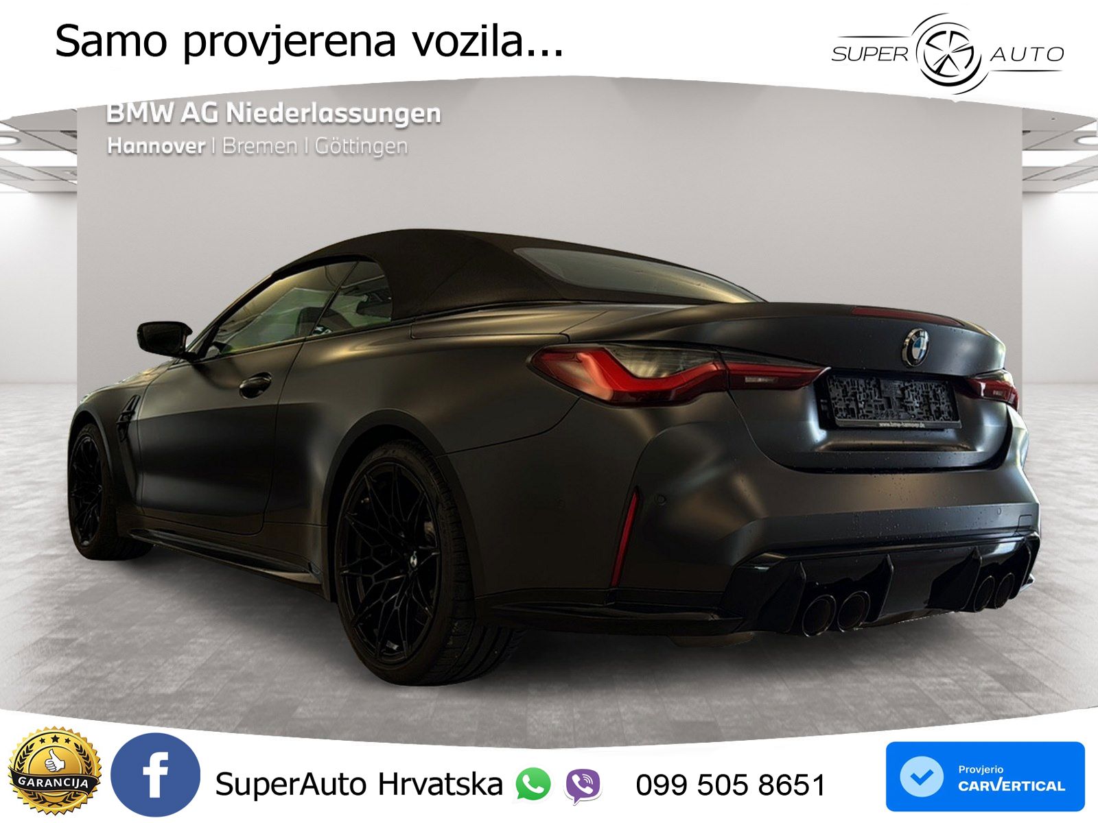 BMW M4 Convertible Competition 3.0 (510 KS) xDrive Steptronic