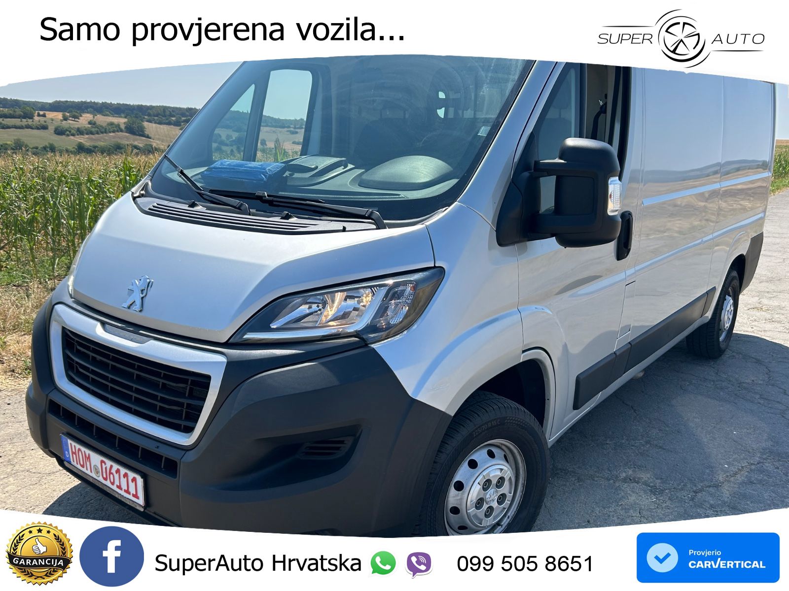 Peugeot Boxer 2,0HDI L2H1 54Tkm Werkstatt Klima Tüv&AHK 120 KS