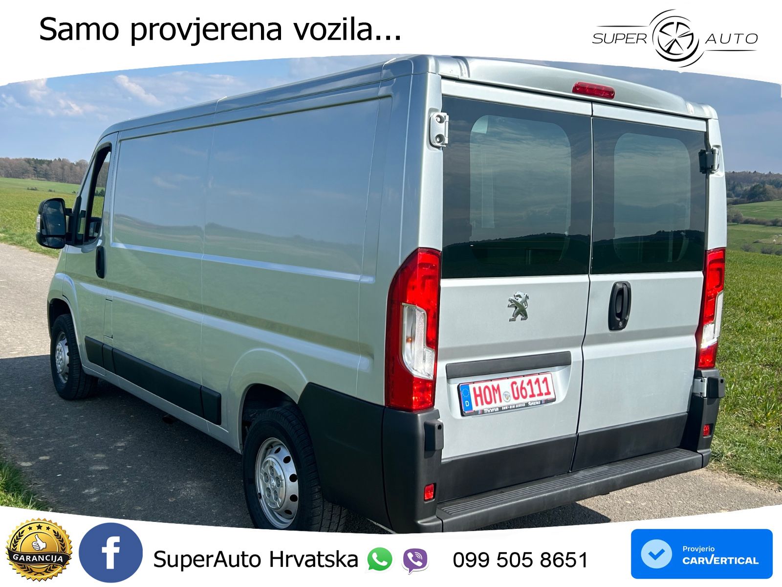 Peugeot Boxer 2,0HDI L2H1 54Tkm Werkstatt Klima Tüv&AHK 120 KS