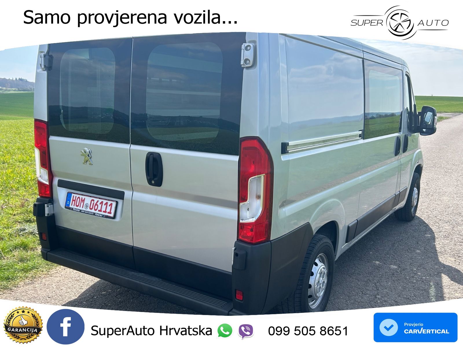 Peugeot Boxer 2,0HDI L2H1 54Tkm Werkstatt Klima Tüv&AHK 120 KS
