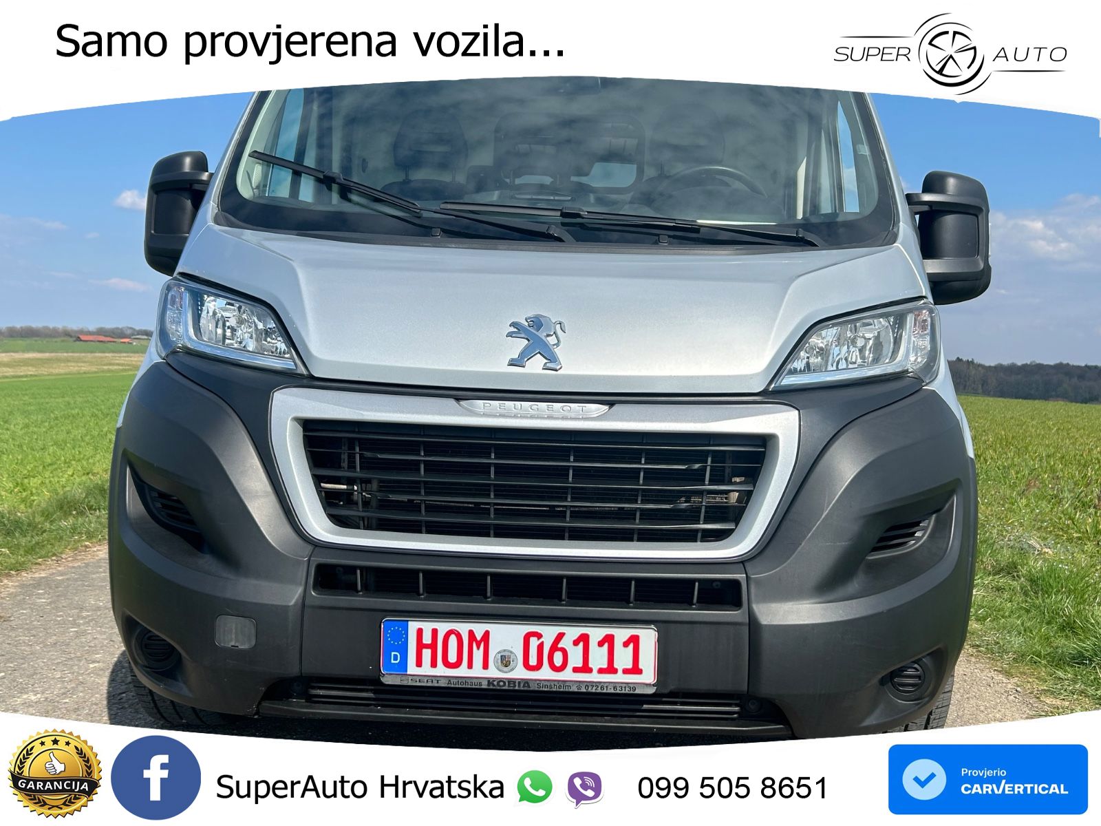 Peugeot Boxer 2,0HDI L2H1 54Tkm Werkstatt Klima Tüv&AHK 120 KS