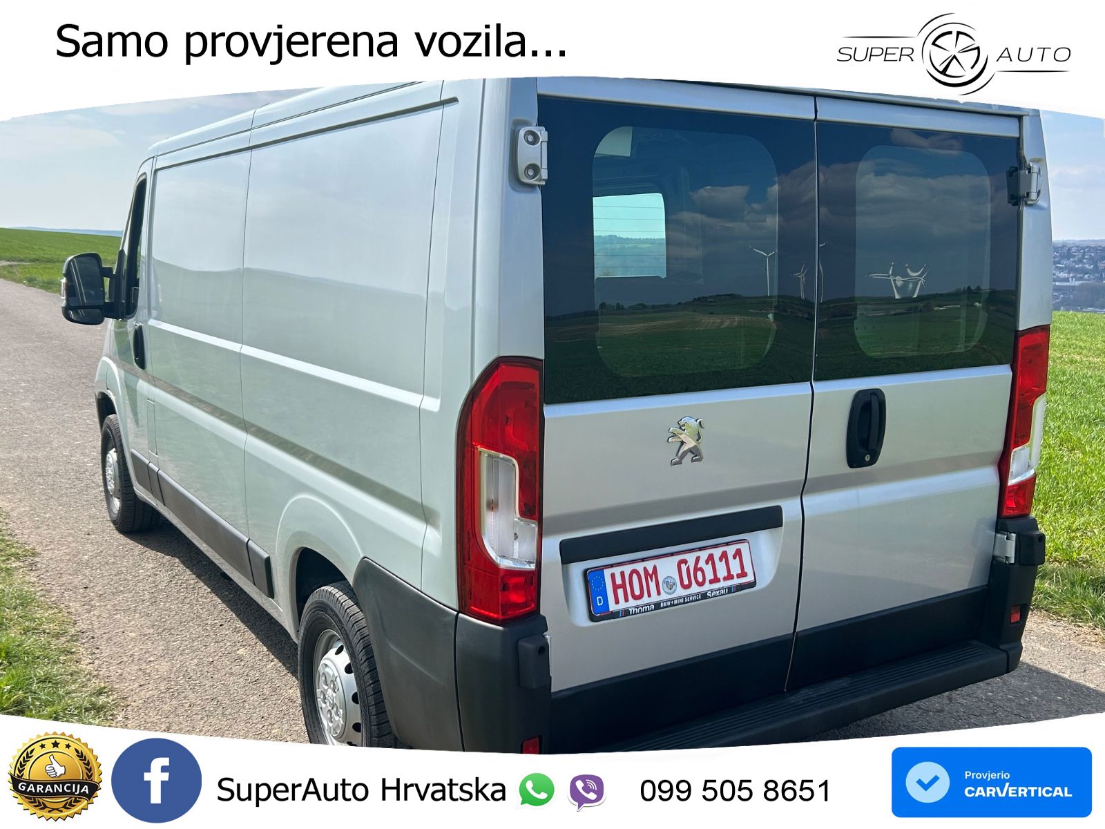 Peugeot Boxer 2,0HDI L2H1 54Tkm Werkstatt Klima Tüv&AHK 120 KS