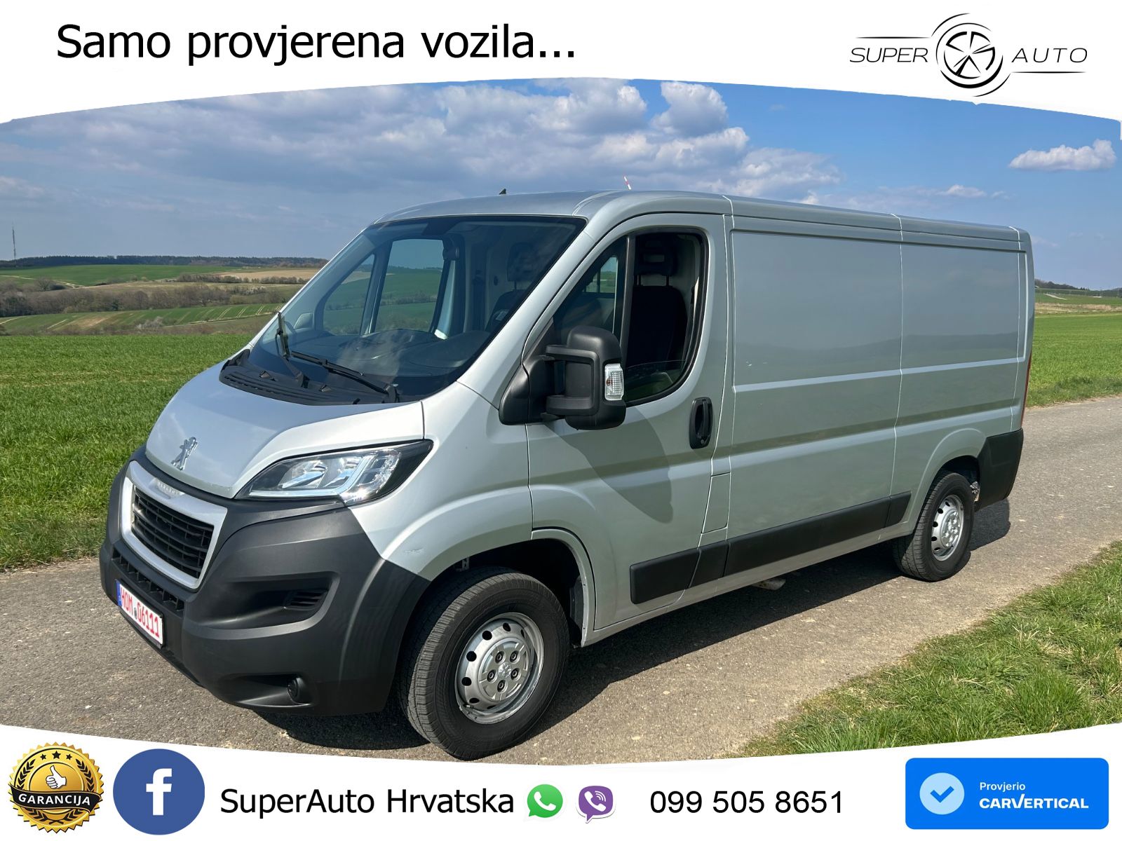 Peugeot Boxer 2,0HDI L2H1 54Tkm Werkstatt Klima Tüv&AHK 120 KS