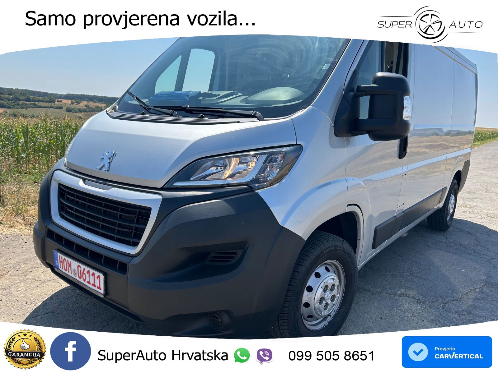 Peugeot Boxer 2,0HDI L2H1 54Tkm Werkstatt Klima Tüv&AHK 120 KS