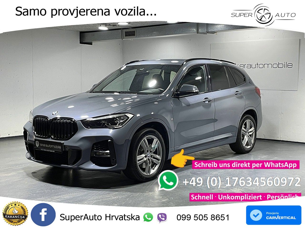 BMW X1 25d (231 KS) xDrive Steptronic M Sport LED+GR SJED+ACC