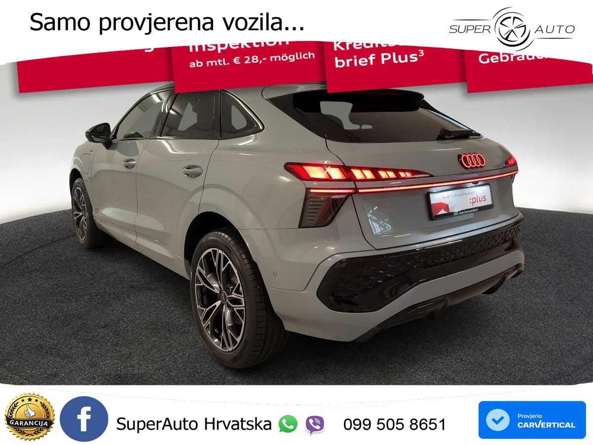 Audi Q3 Sportback 1.5 TFSIe (272 KS) S tronic LED+GR SJED+ACC