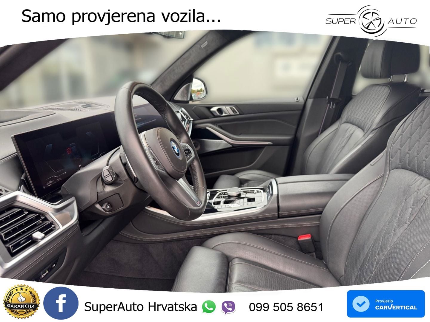 BMW X5 50e (489 KS) xDrive Steptronic M Sport ZRAČNI+ACC+GR SJED+KAM+PANO