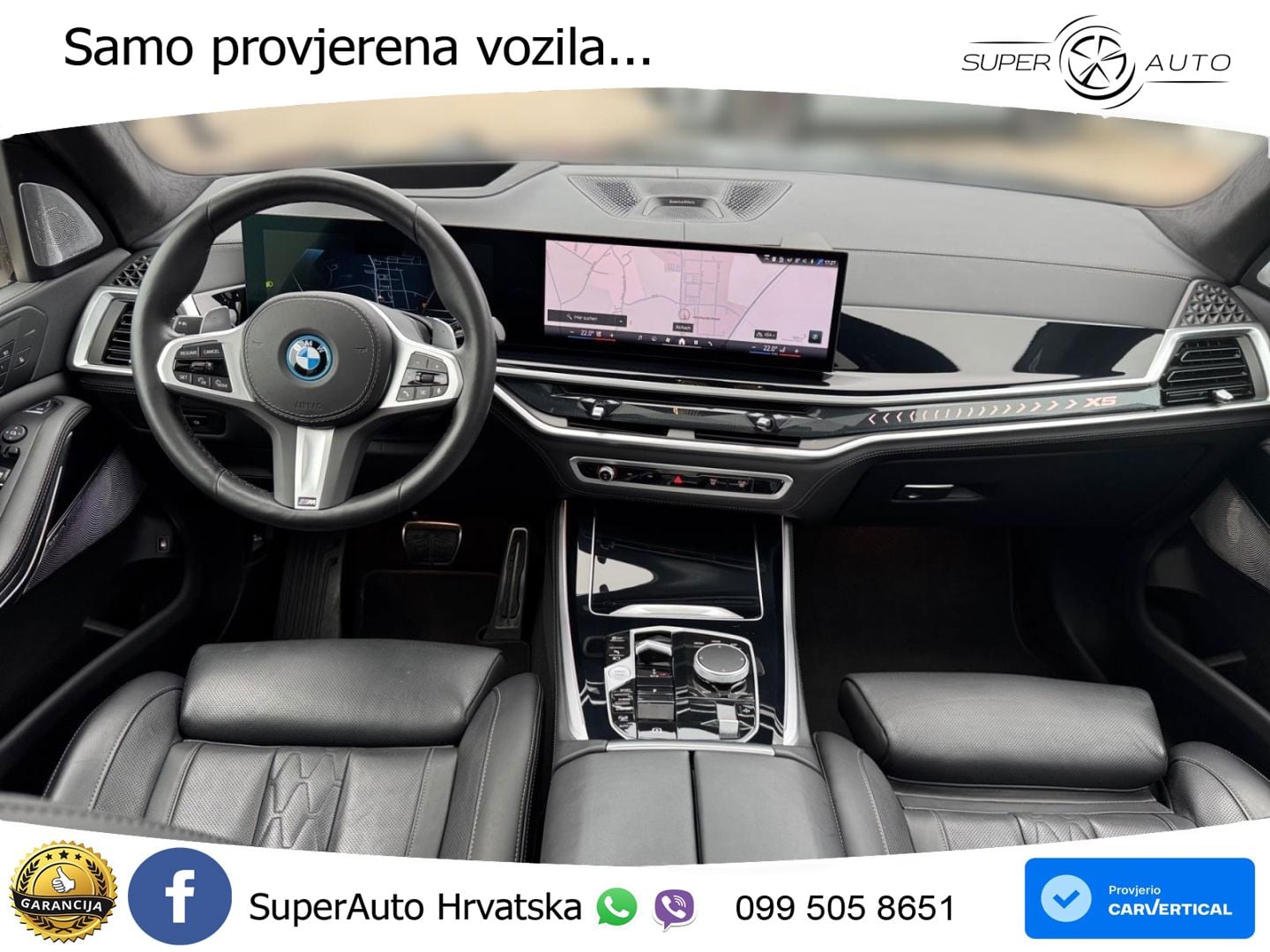 BMW X5 50e (489 KS) xDrive Steptronic M Sport ZRAČNI+ACC+GR SJED+KAM+PANO