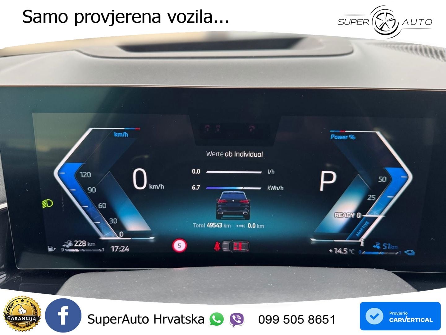 BMW X5 50e (489 KS) xDrive Steptronic M Sport ZRAČNI+ACC+GR SJED+KAM+PANO
