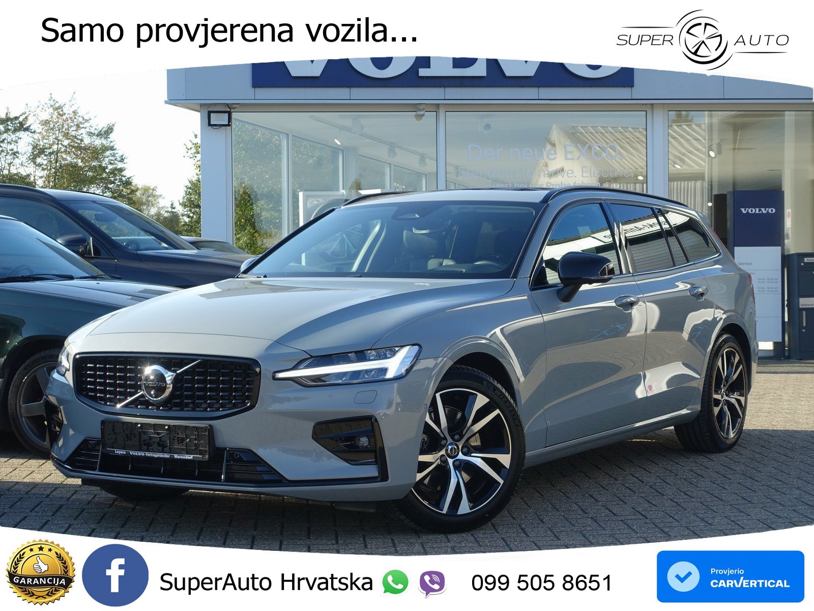 Volvo V60 2.0 B4 Benzin DCT ACC+HEAD+4xGR SJED+360+PANO