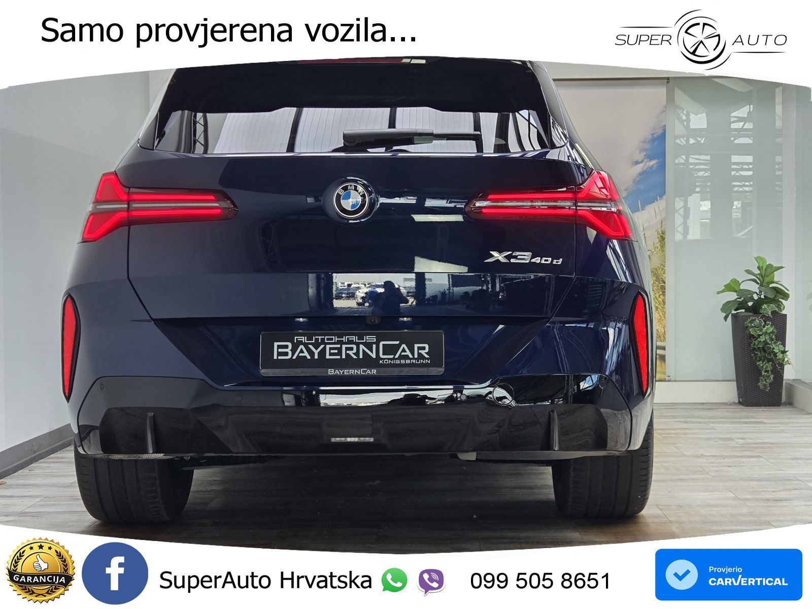 BMW X3 40d xDrive Steptronic M Sport LED+GR SJED+ACC