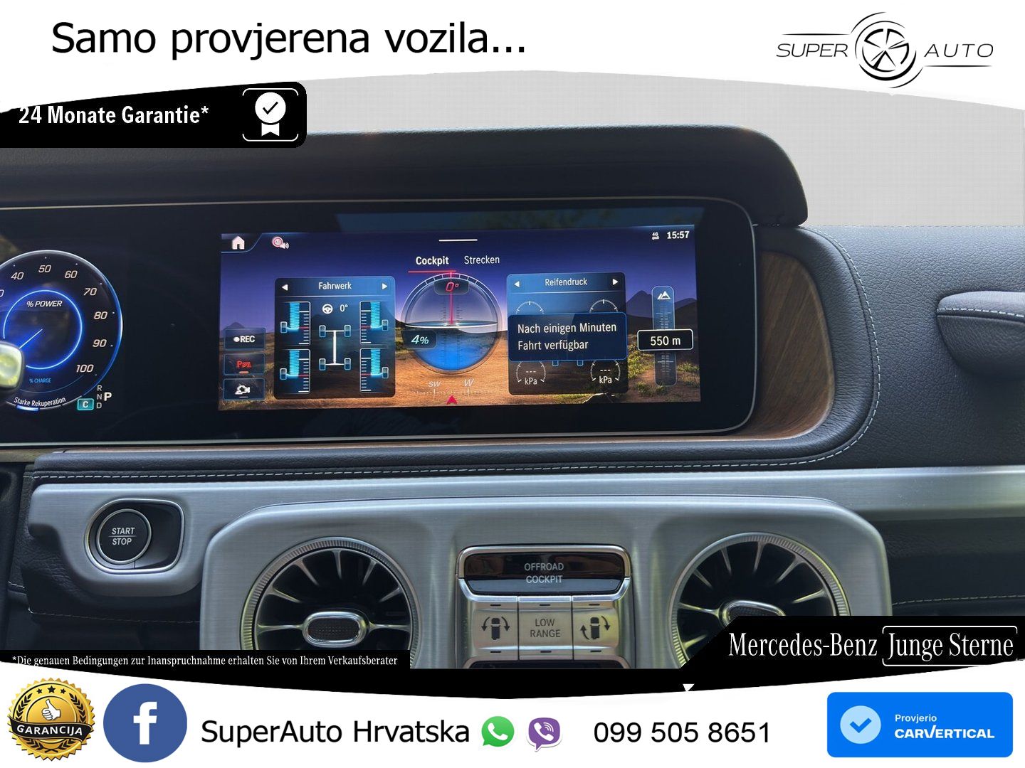 Mercedes G 580 EQ Long 116 kWh (587 KS) 4MATIC Exclusive LED+GR SJED+ACC