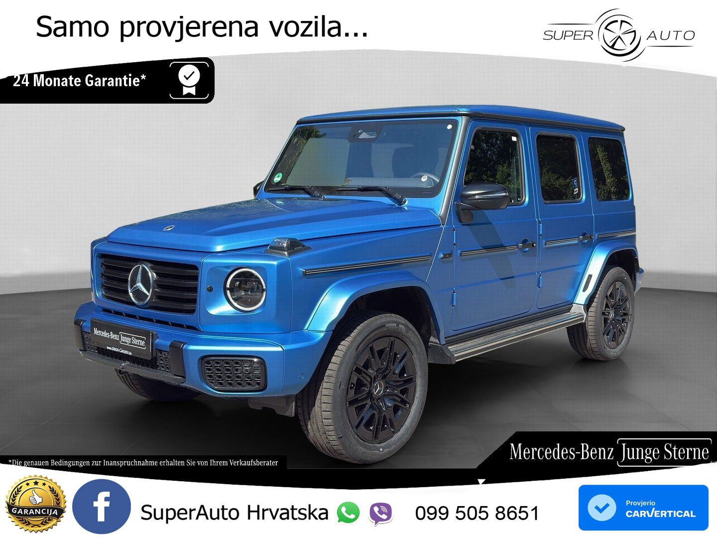 Mercedes G 580 EQ Long 116 kWh (587 KS) 4MATIC Exclusive LED+GR SJED+ACC